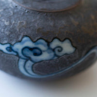 Cloud and Bird Teapot Wide