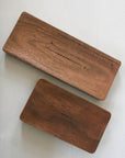 Carved Walnut Tea Tray