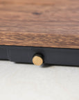 Carved Walnut Tea Tray