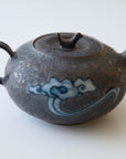 Cloud and Bird Teapot Wide