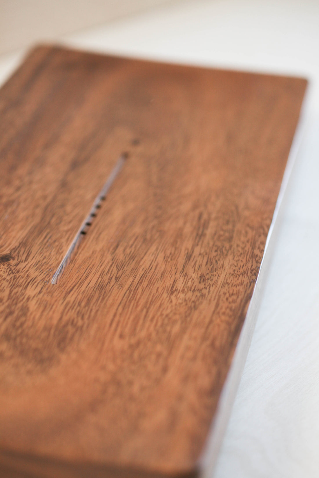 Carved Walnut Tea Tray