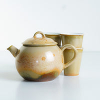 Soda Glazed Teapot Set #66