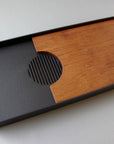 Steel & Bamboo Tea Tray